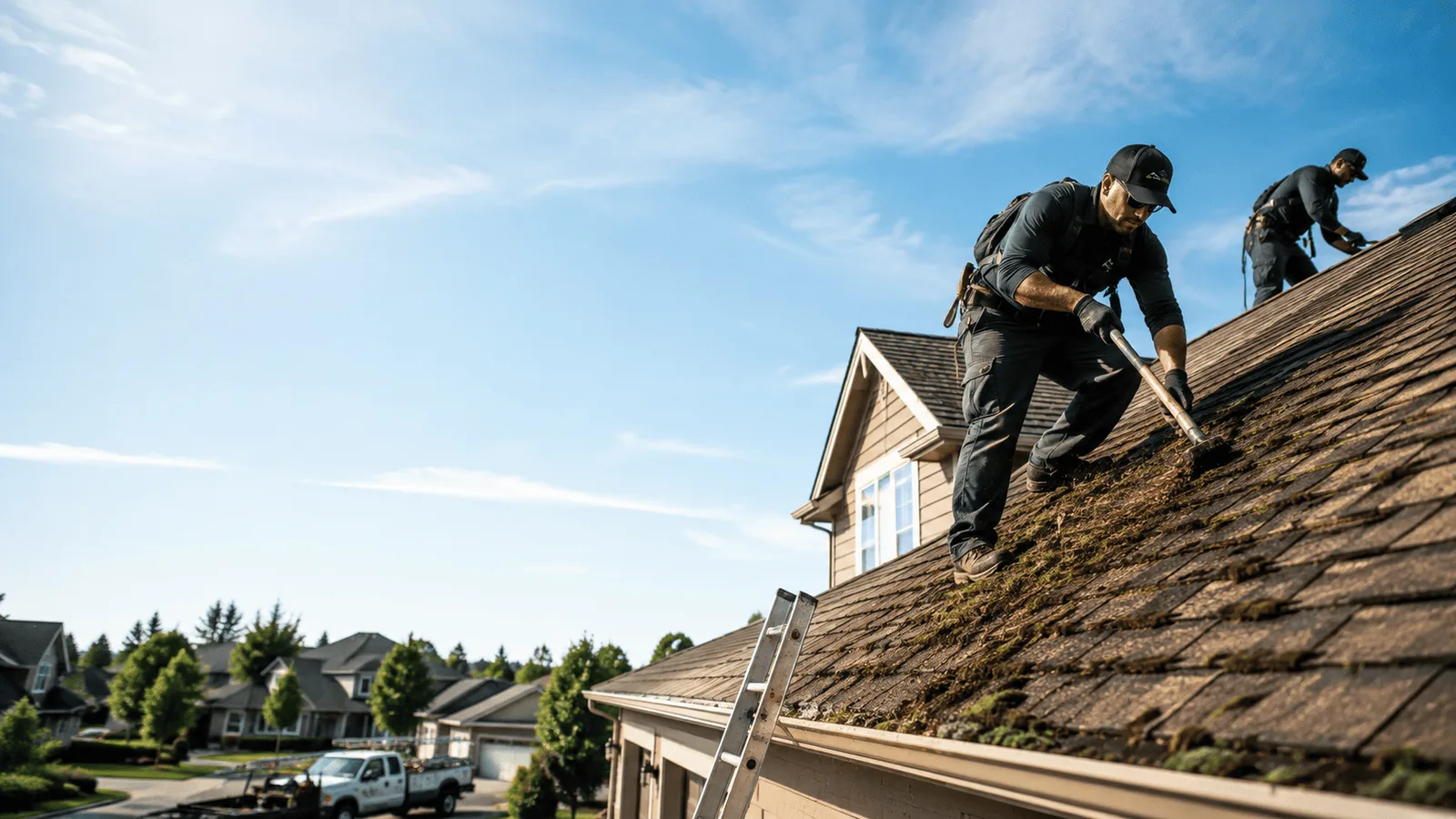 Roof Moss Removal in Mount Olive, WV near me